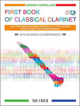 First Book of Classical Clarinet BK/Online Audio w/ Piano Accompaniment cover